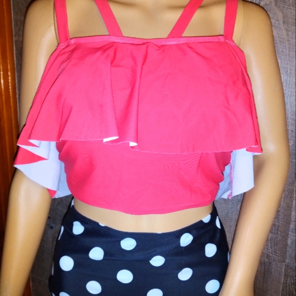 Two piece swim suit
